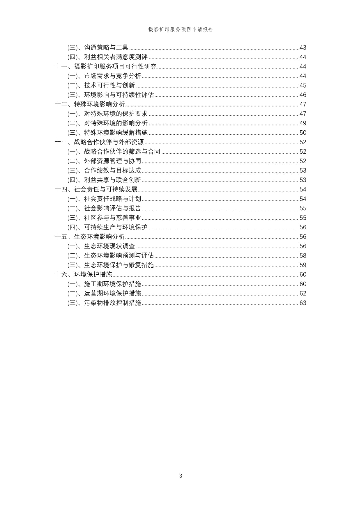 2025年攝影擴印服務項目申請報告